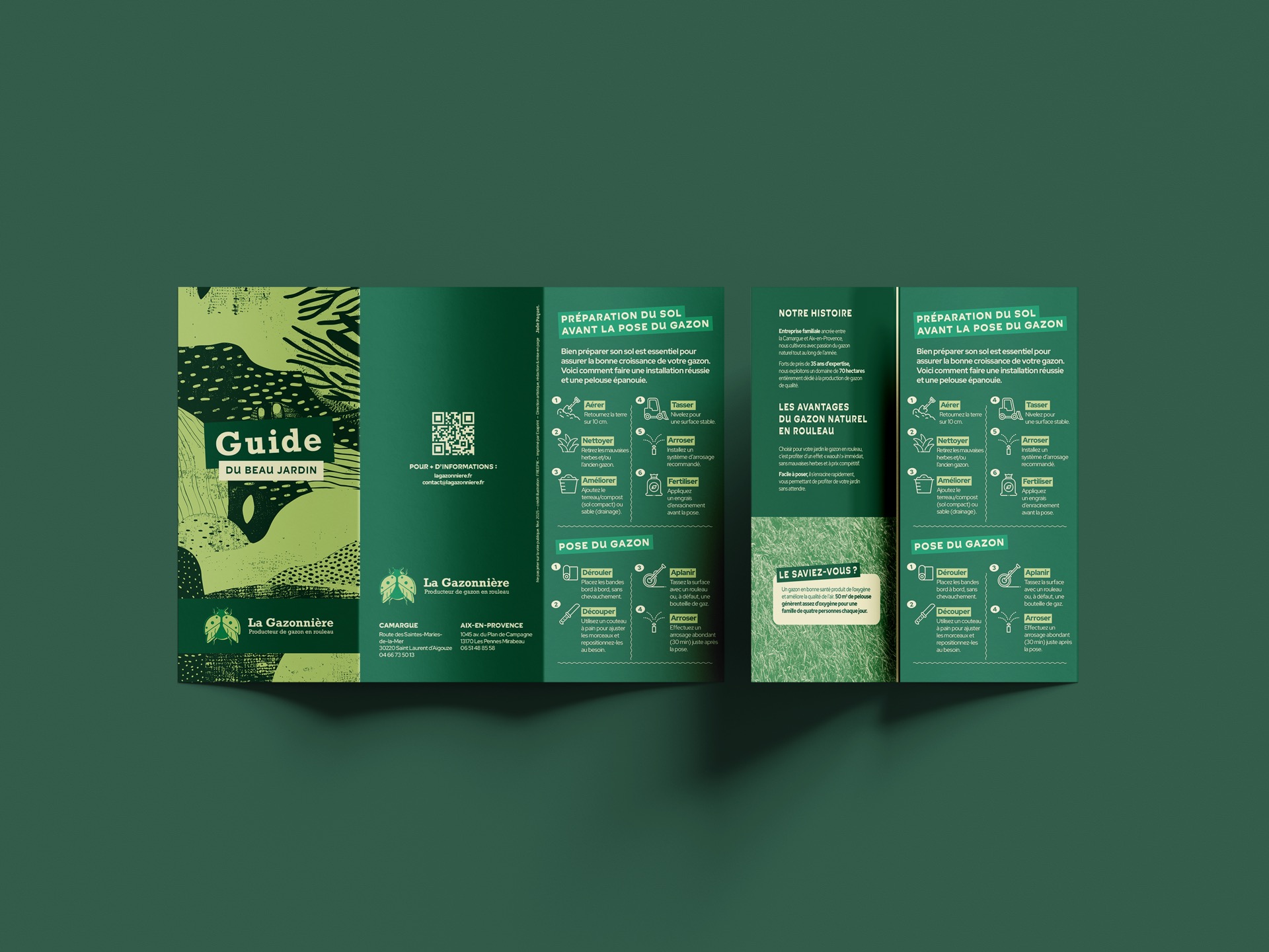 Flyer trifold La Gazonnière