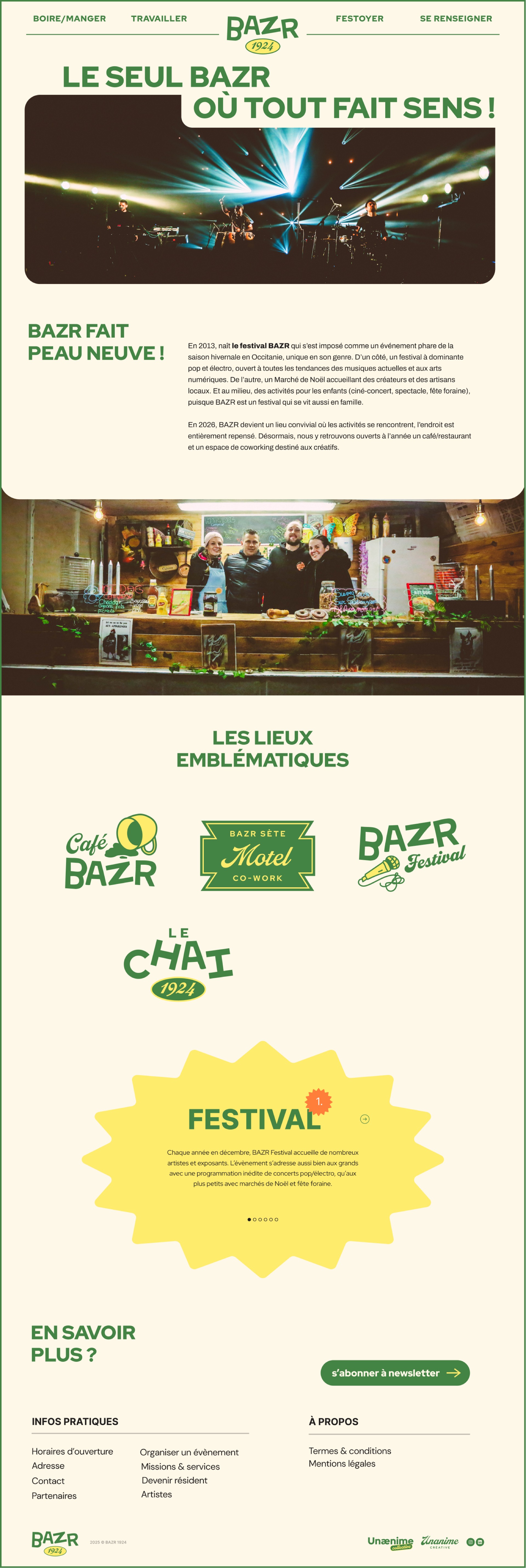 Site web BAZR