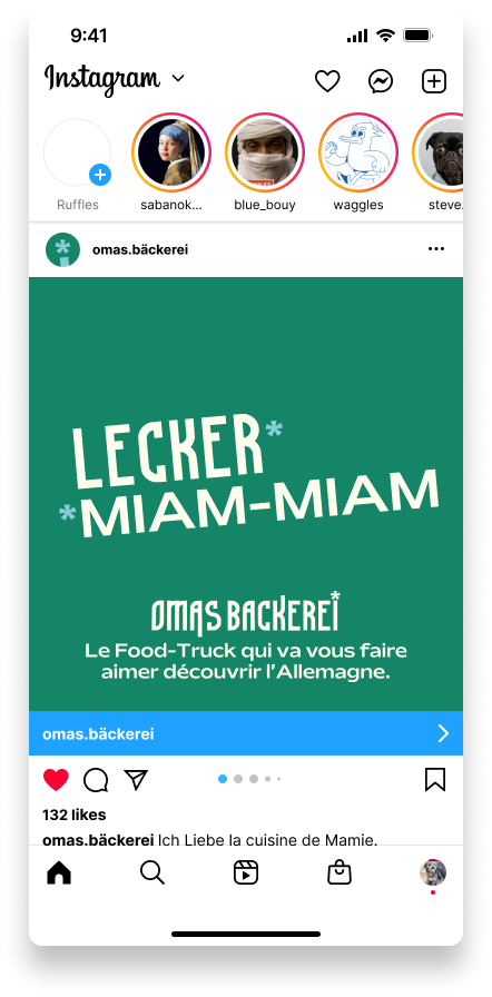 Omas Bäckerei - Déclinaisons